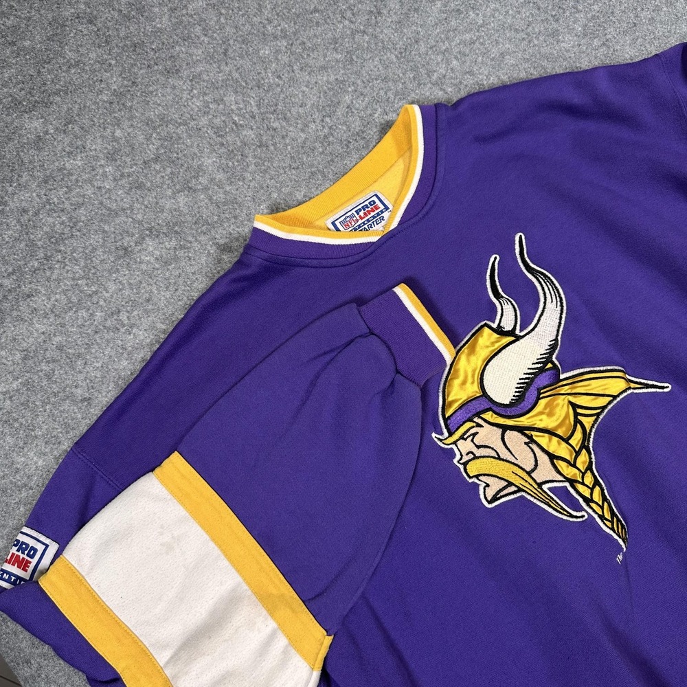 Vintage Minnesota Vikings Crewneck Sweatshirt Mens XL NFL Football Starter 90s